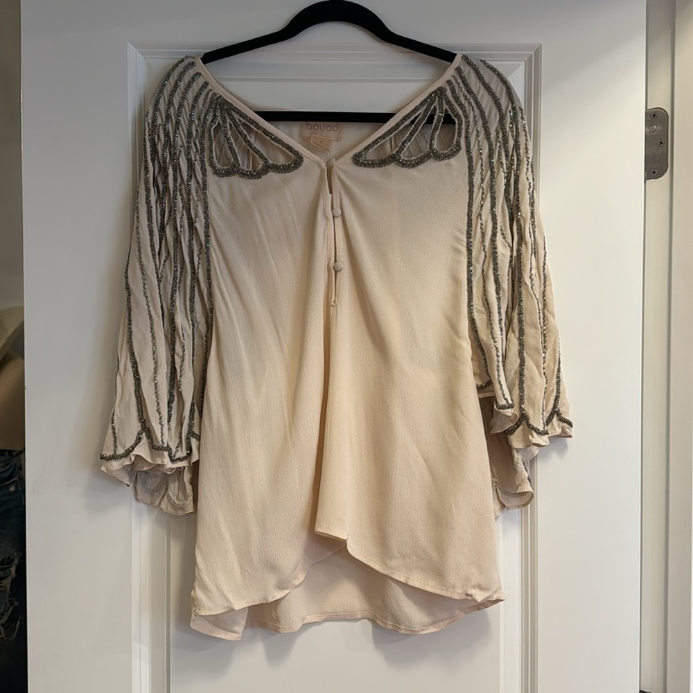 Boyod Beaded Batwing Blouse
